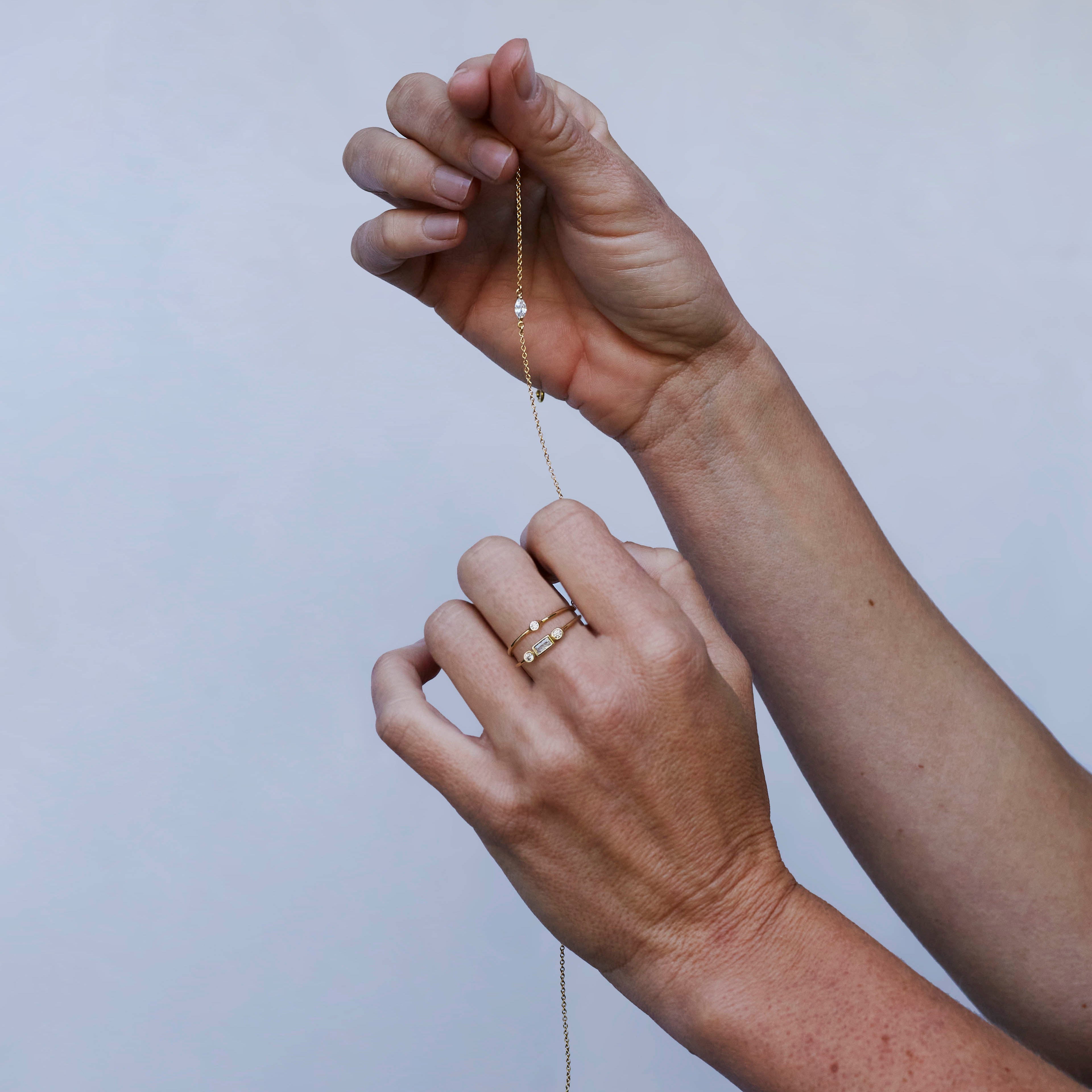 Maya Shine Silver Necklace