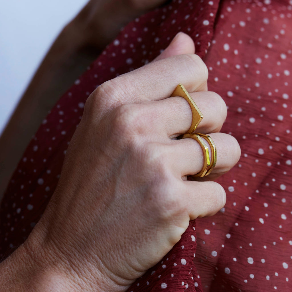 Octagon Stack Ring