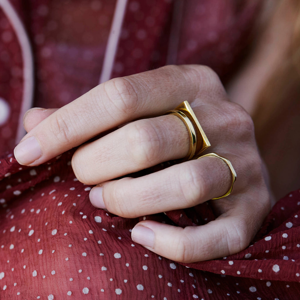 Wiggle Stack Ring