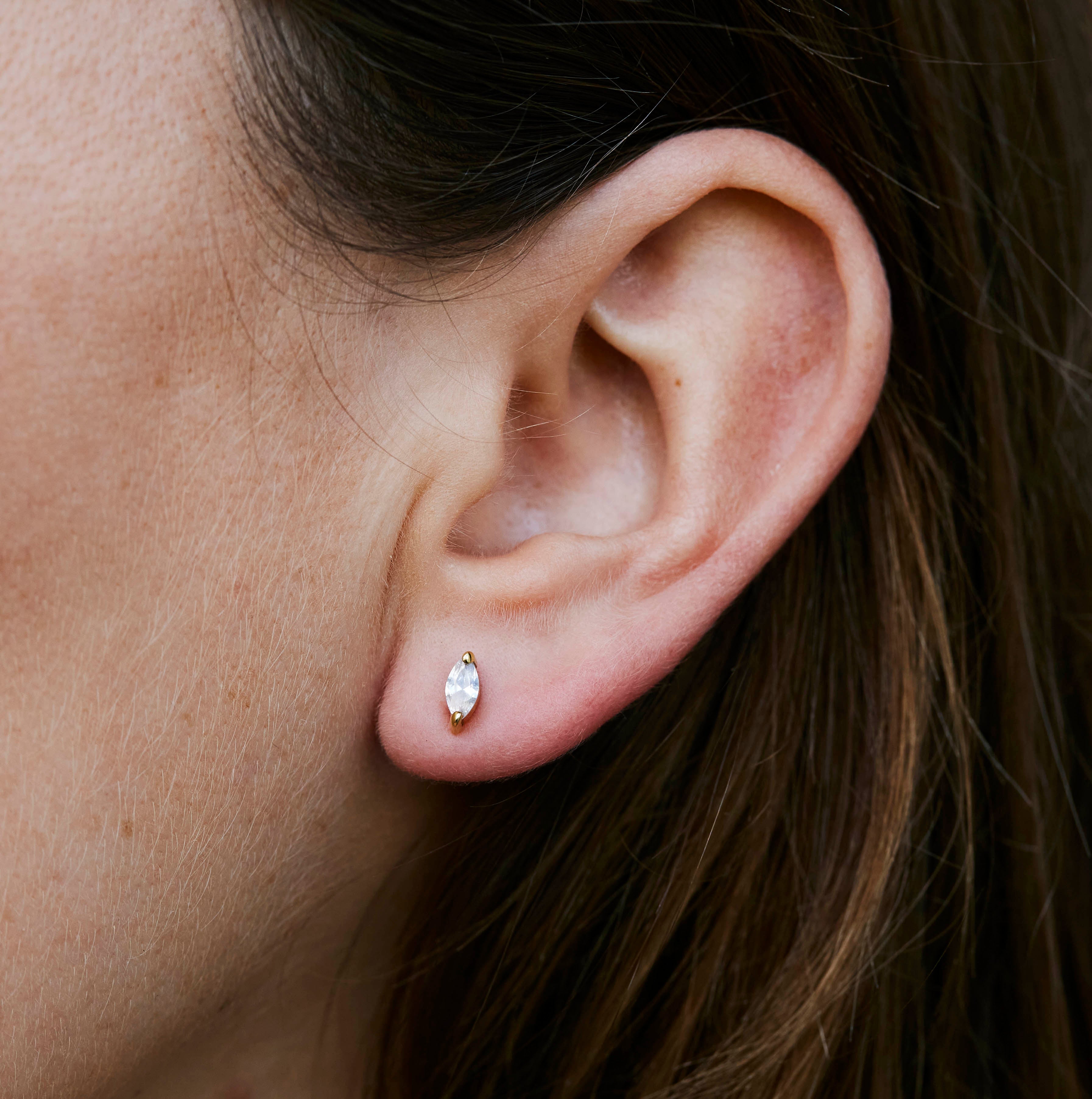 Maya Shine Silver Studs