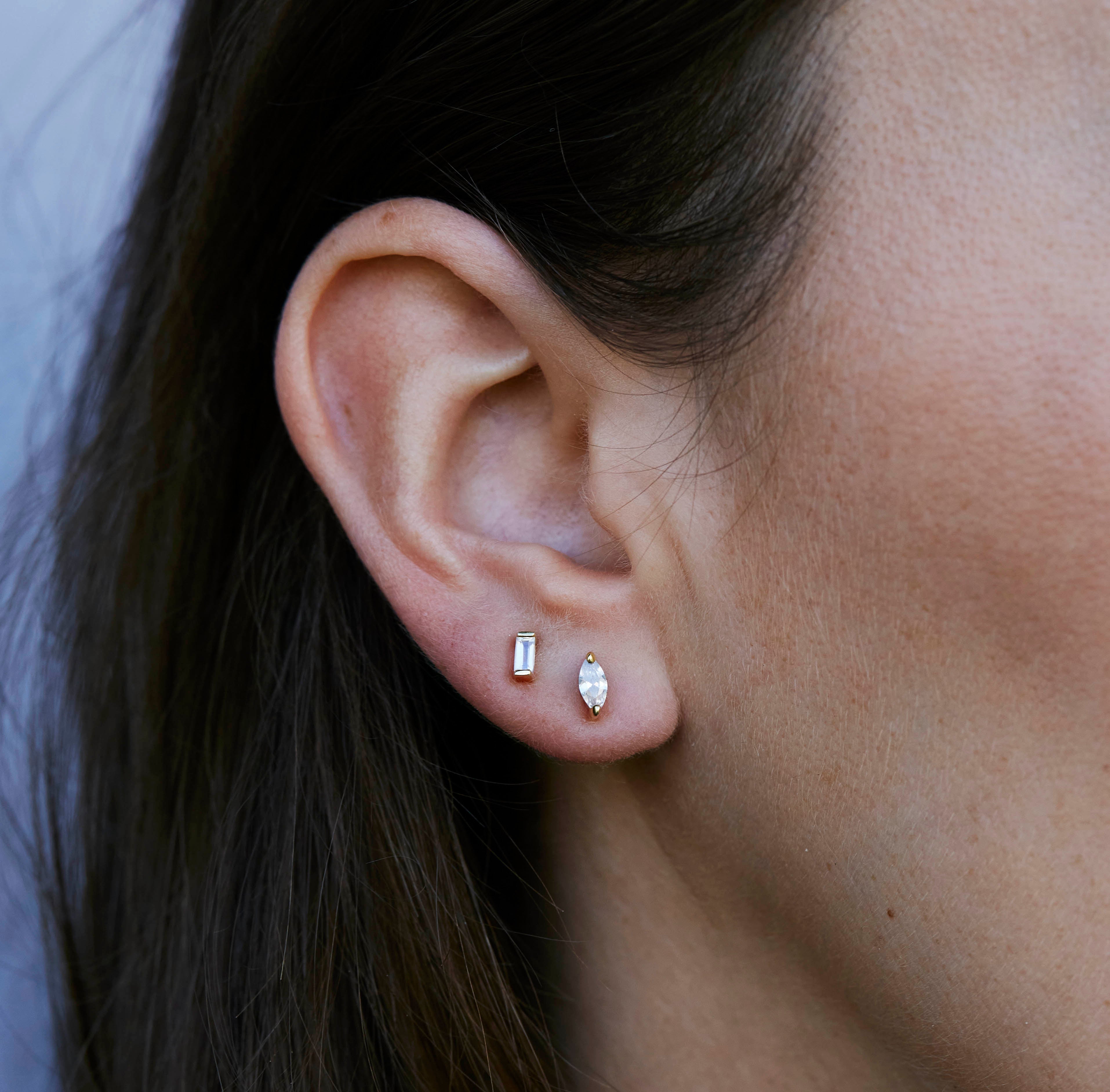 Maya Shine Silver Studs