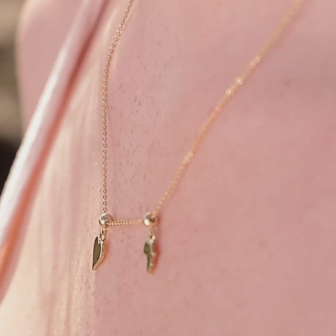 Butterfly Charm Necklace | Women's Butterfly Necklace | ORA Jewellery