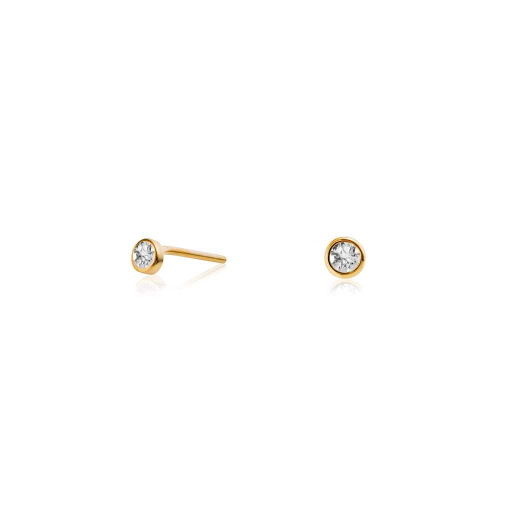 Zia Rise n Shine Gold Studs