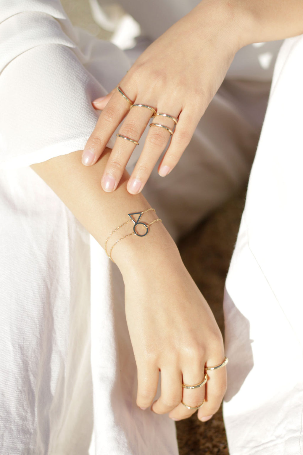 Women's Circle Chain Bracelet | Circle Chain Bracelet | ORA Jewellery