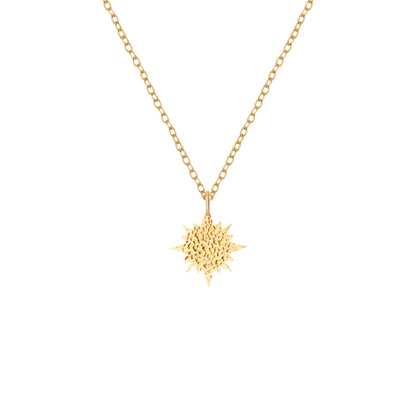 Hammered Sun Necklace