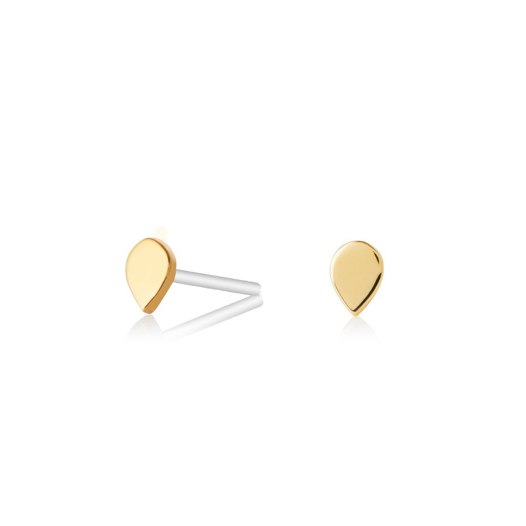 Tiny Tear Drop Studs