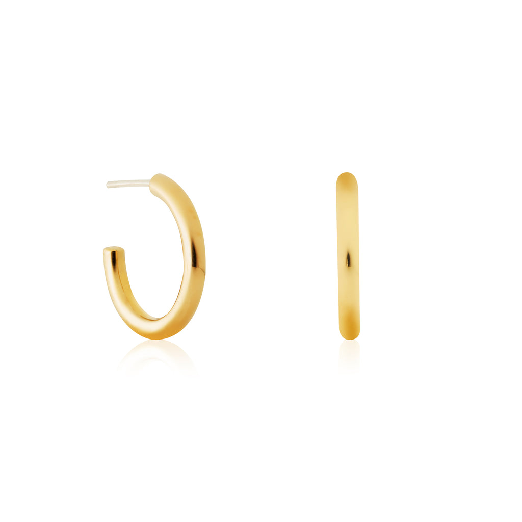 Chunky Small Hoop Earrings | Small Hoop Earrings | ORA Jewellery