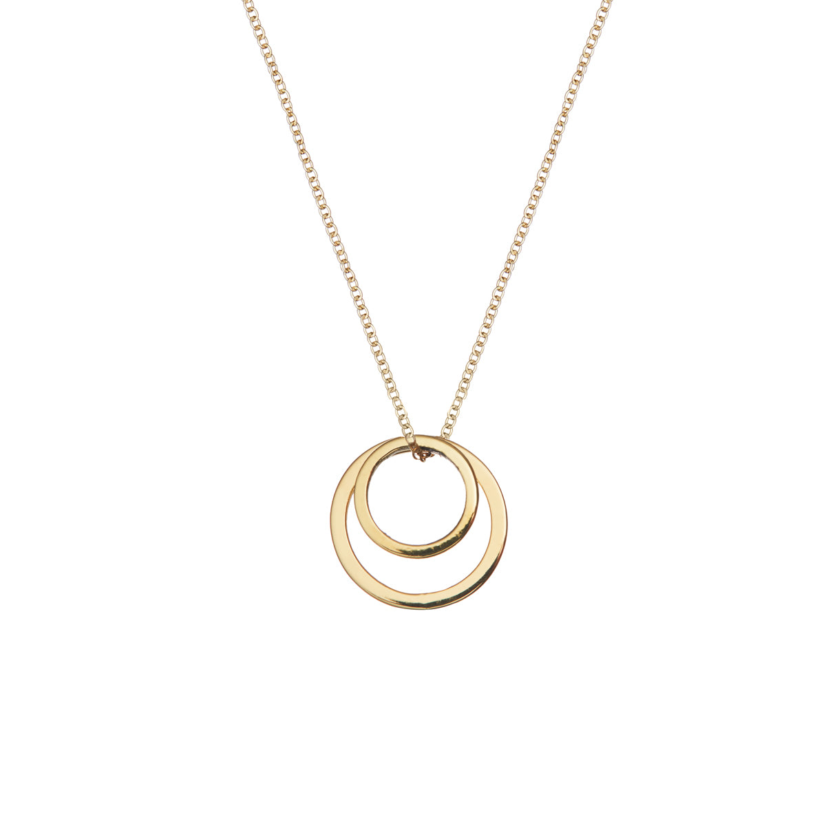 Double Circle Necklace