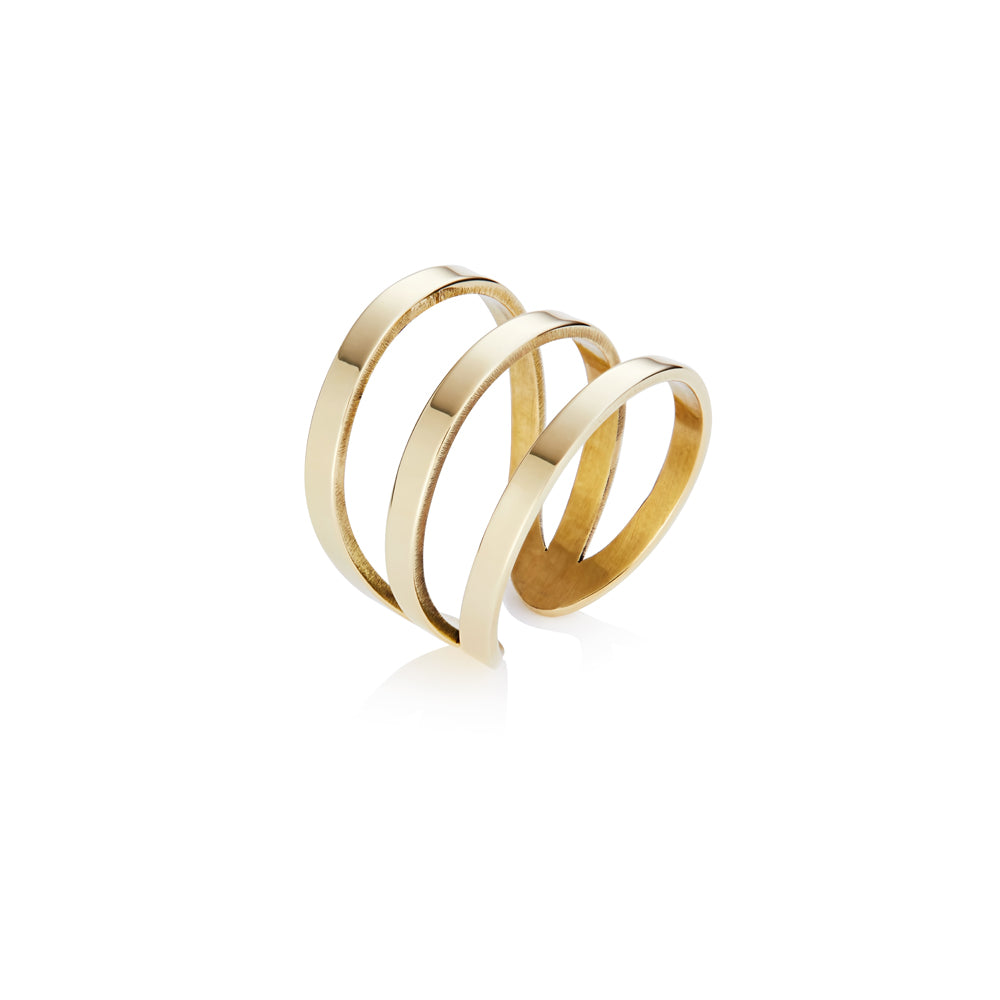 Trio Line Ring