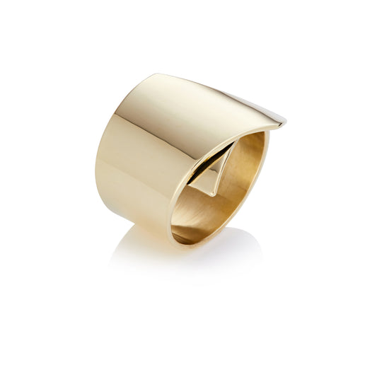 Foldover Brass Ring
