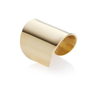 Wide Cuff Brass Ring