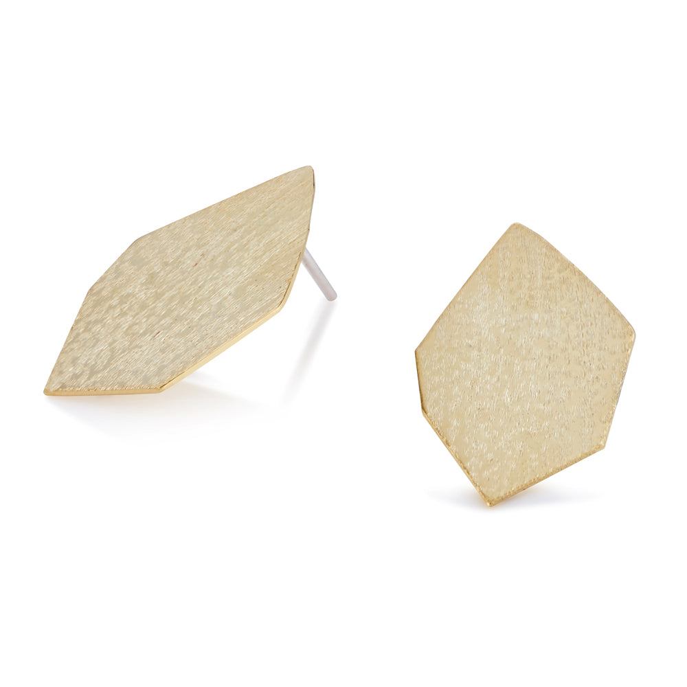 Organic Diamond Brass Studs