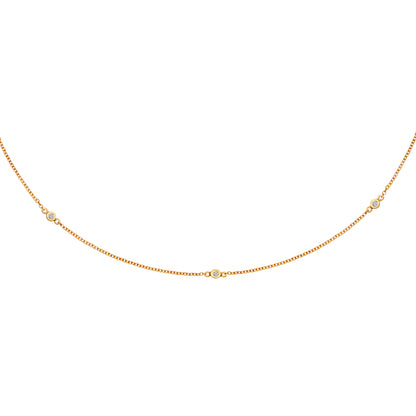 Zia Trio Gold Necklace