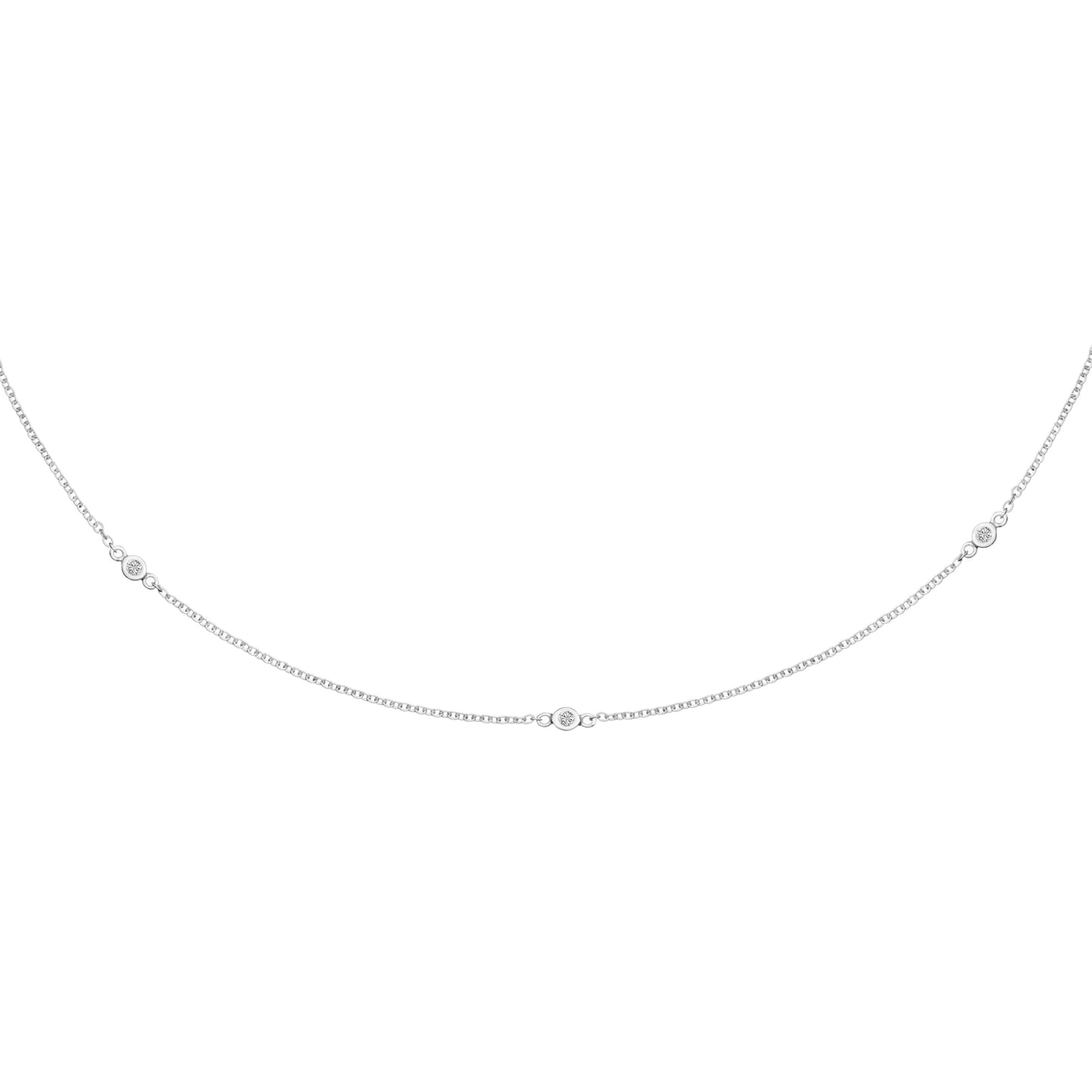 Zia Trio Silver Necklace