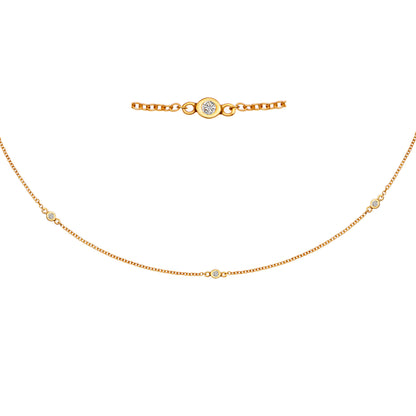 Zia Trio Gold Necklace