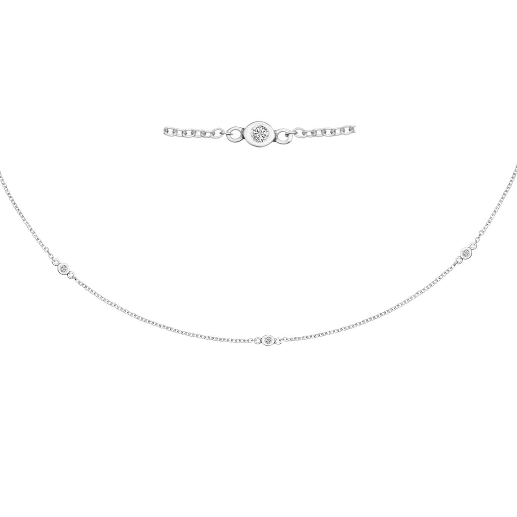 Zia Trio Silver Necklace