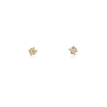 Luna Gold Studs