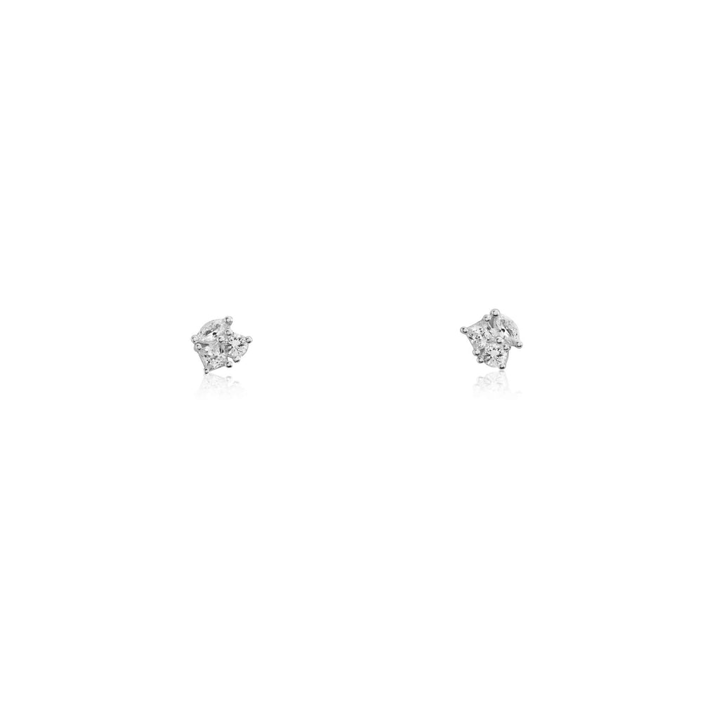 Luna Silver Studs