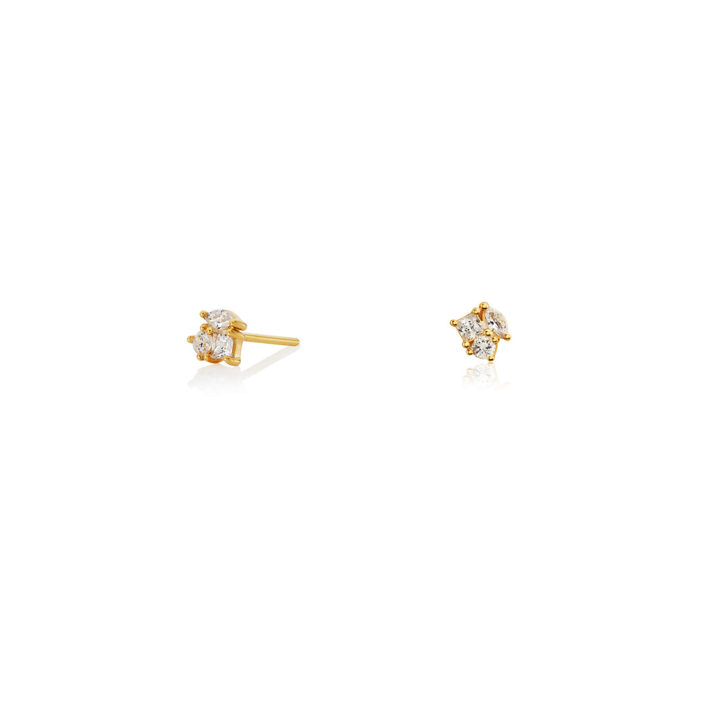 Luna Gold Studs