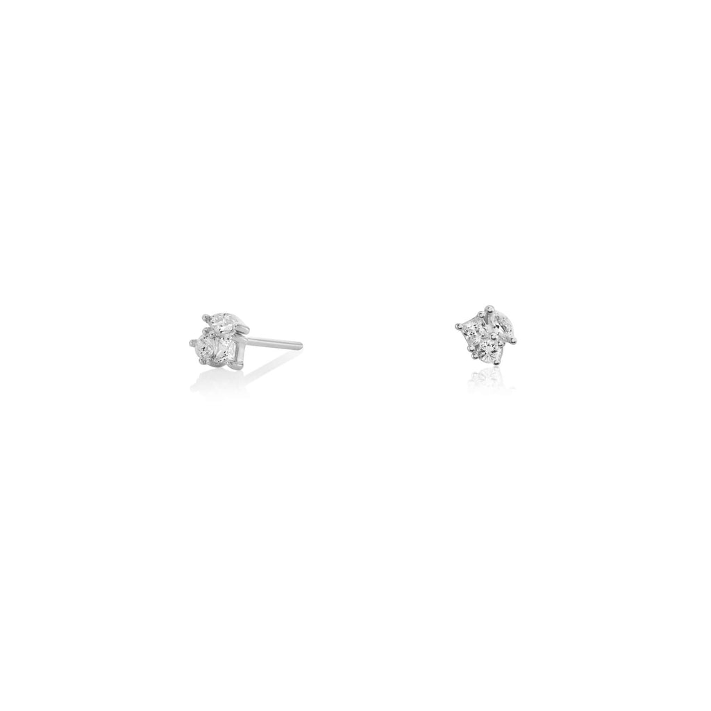 Luna Silver Studs