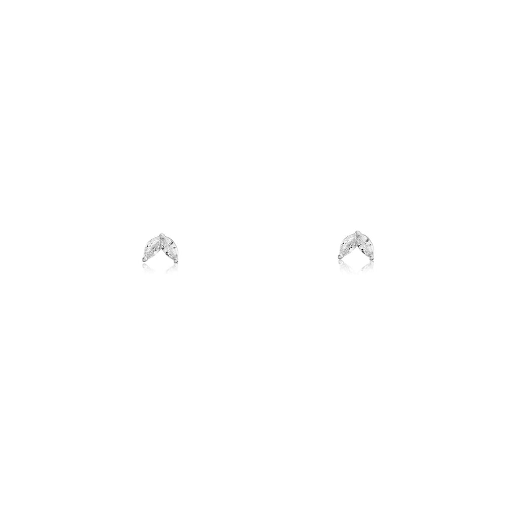 Ava Silver Studs | Women's Ava Silver Studs | ORA Jewellery