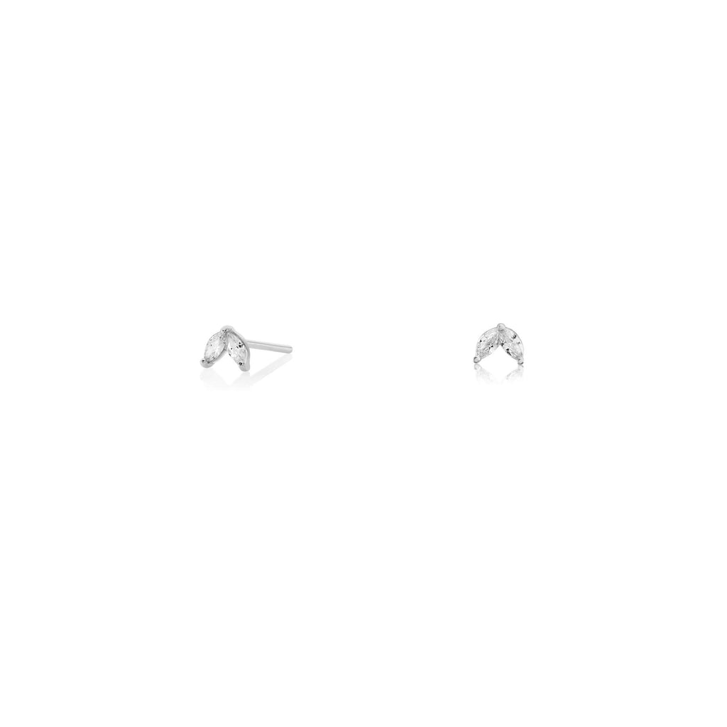 Ava Silver Studs | Women's Ava Silver Studs | ORA Jewellery