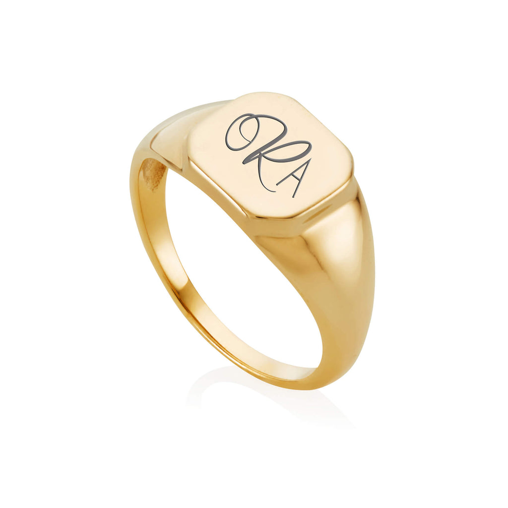 Camille Signet Ring | Women's Camille Signet Ring | ORA Jewellery