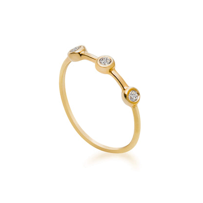 Zia Trio Gold Ring