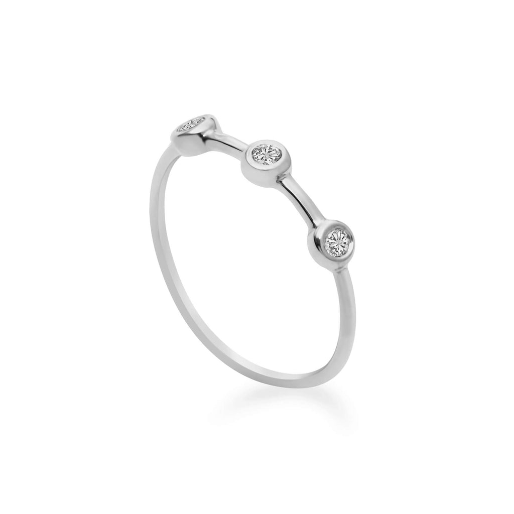 Zia Trio Silver Ring