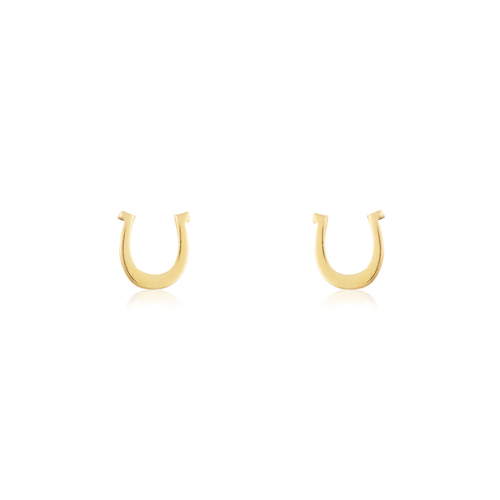 Tiny Horseshoe Studs