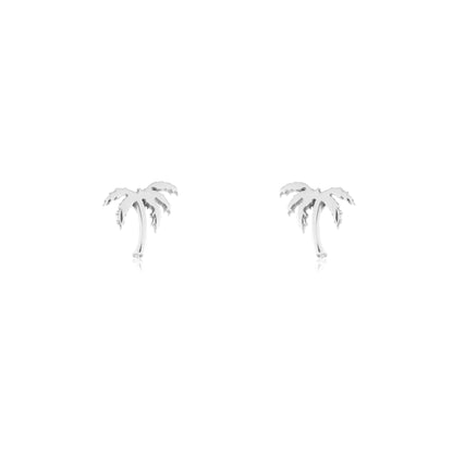 Tiny Palm Tree Studs