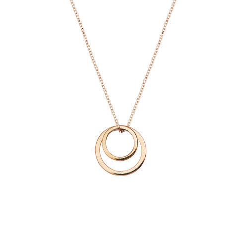 Double Circle Necklace