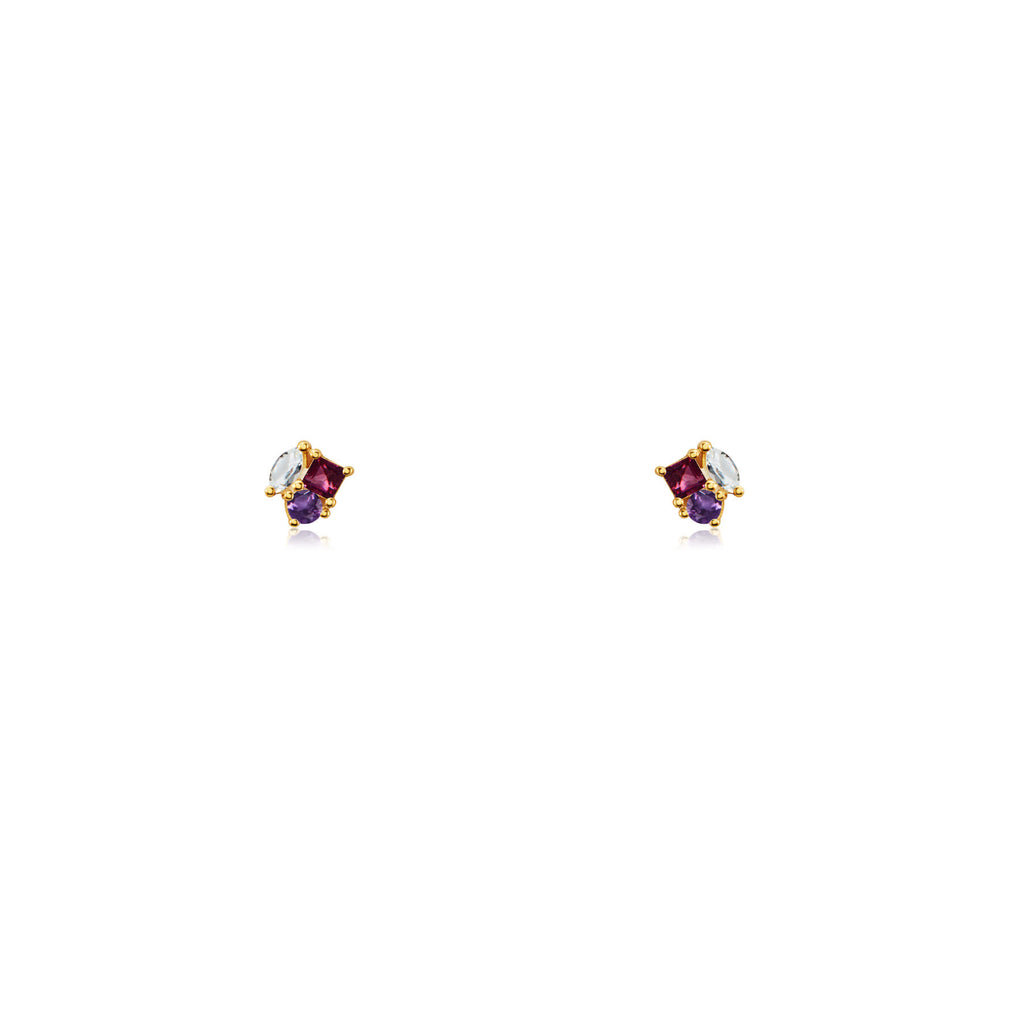 Luna Fusion Topaz Studs