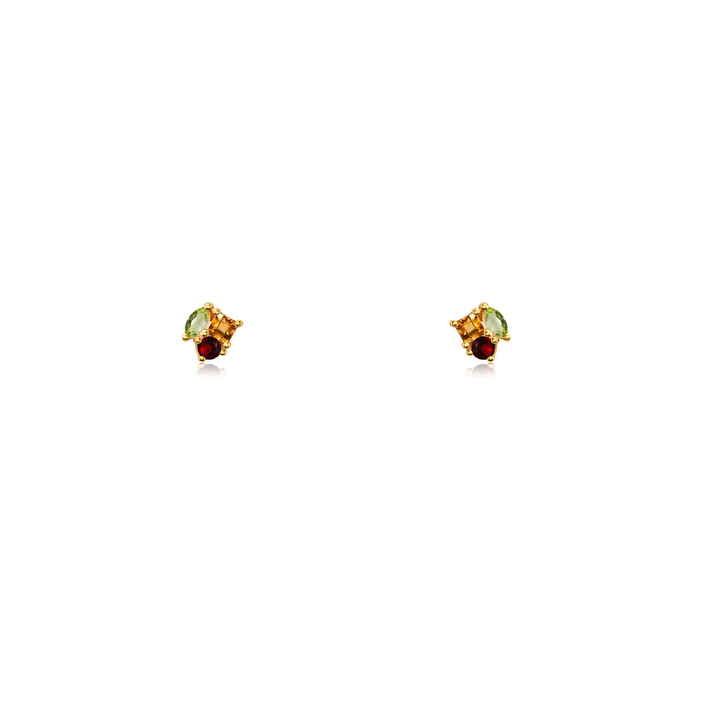 Luna Fusion Peridot Studs