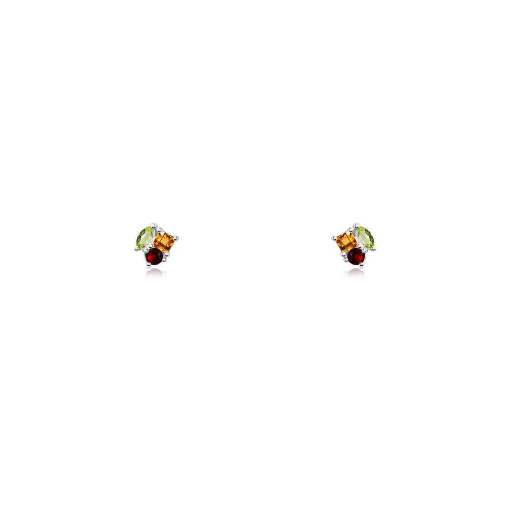 Luna Fusion Peridot Studs