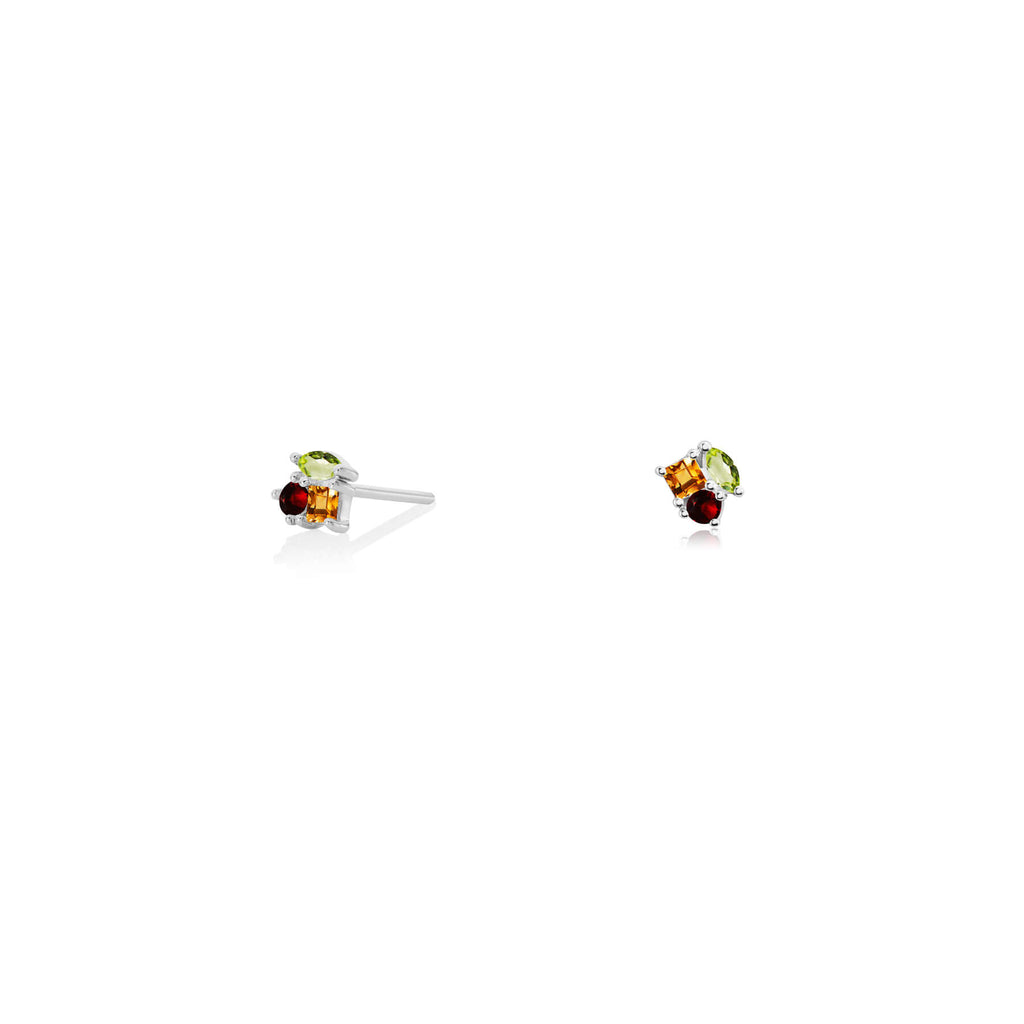 Luna Fusion Peridot Studs