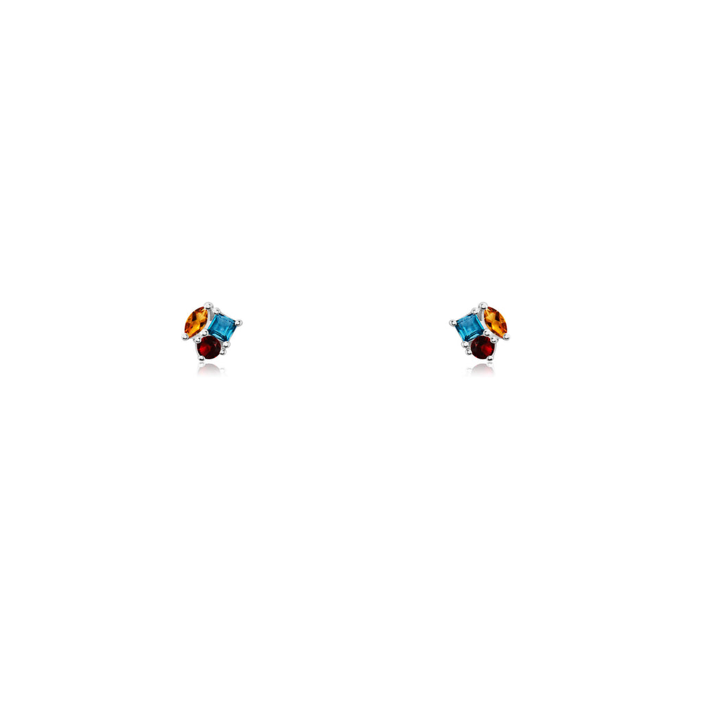 Luna Fusion Citrine Studs