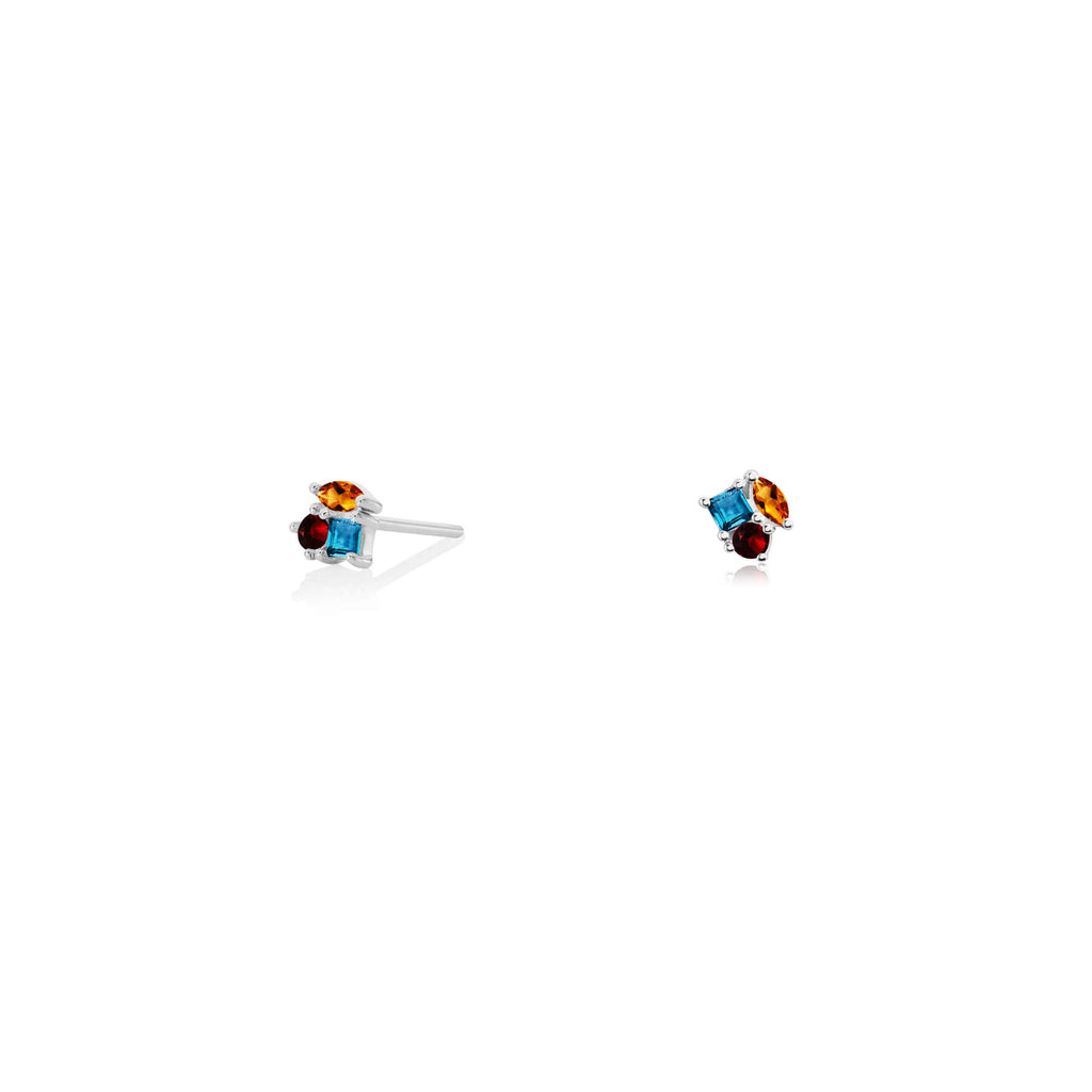 Luna Fusion Citrine Studs