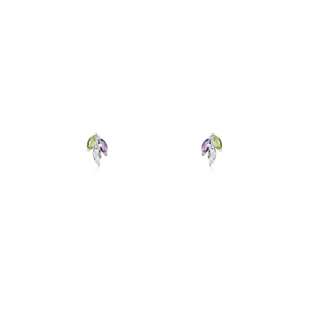 Laya Fusion Amethyst Studs