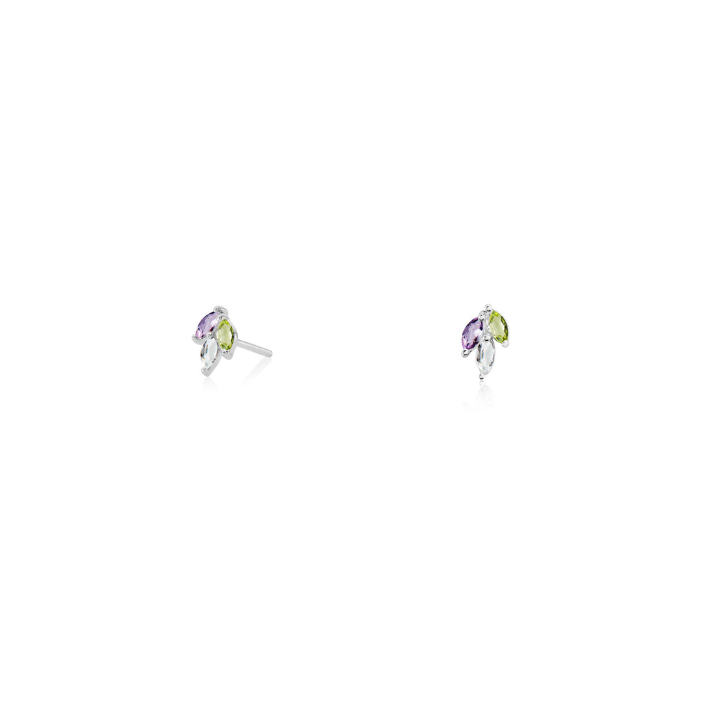 Laya Fusion Amethyst Studs