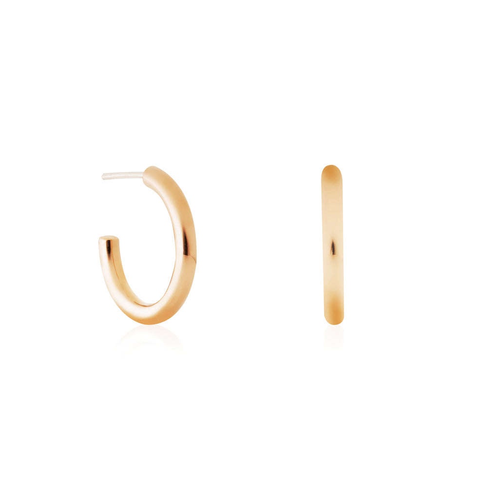Chunky Small Hoop Earrings | Small Hoop Earrings | ORA Jewellery
