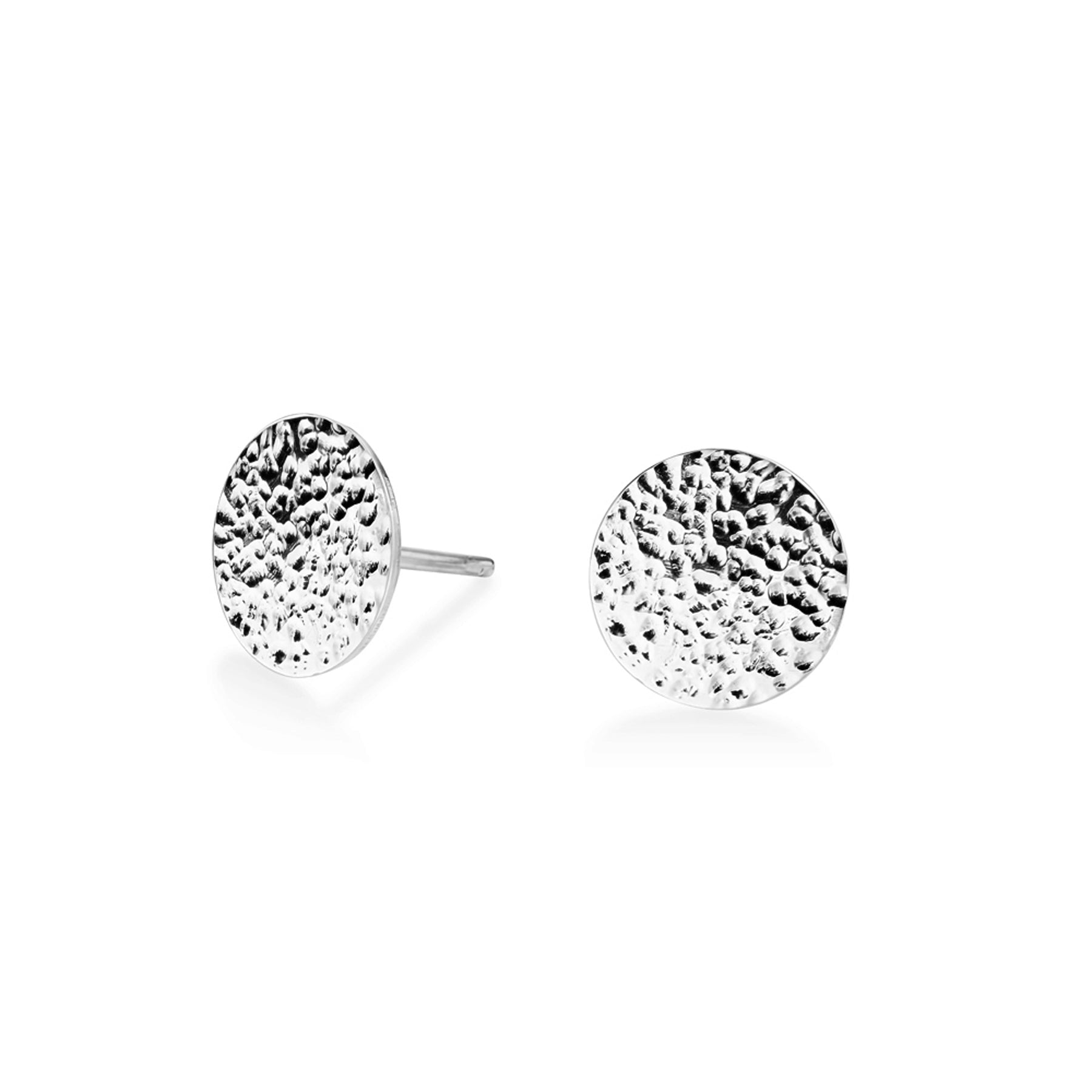 Circle Molten Stud Earrings | Molten Stud Earrings | ORA Jewellery