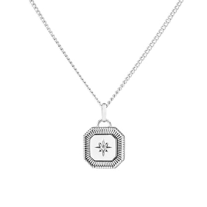 Octagon Zirconia Vintage Necklace