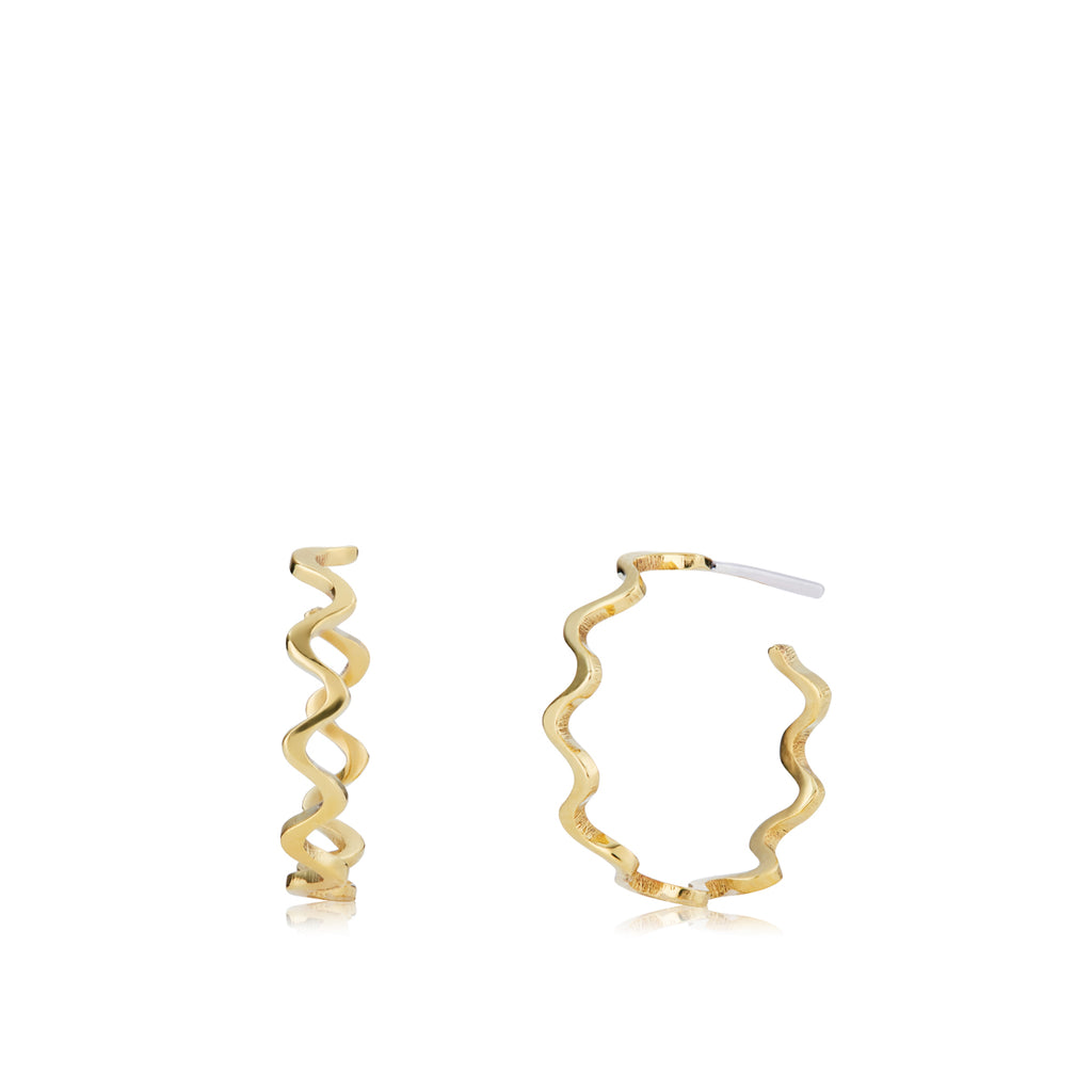 Small Wave Hoops