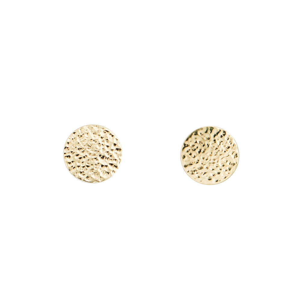 Circle Molten Stud Earrings | Molten Stud Earrings | ORA Jewellery