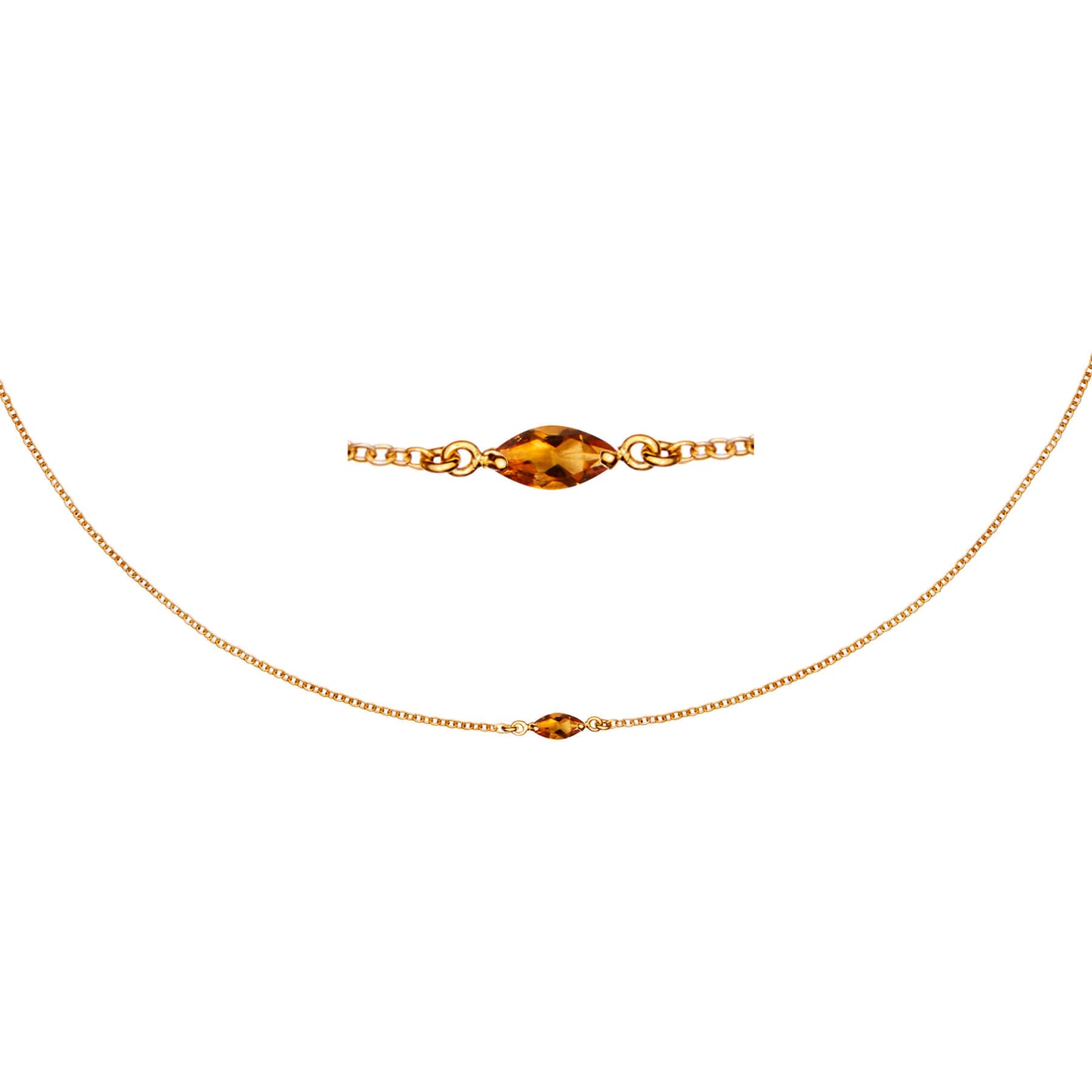 Maya Shine Gold Necklace