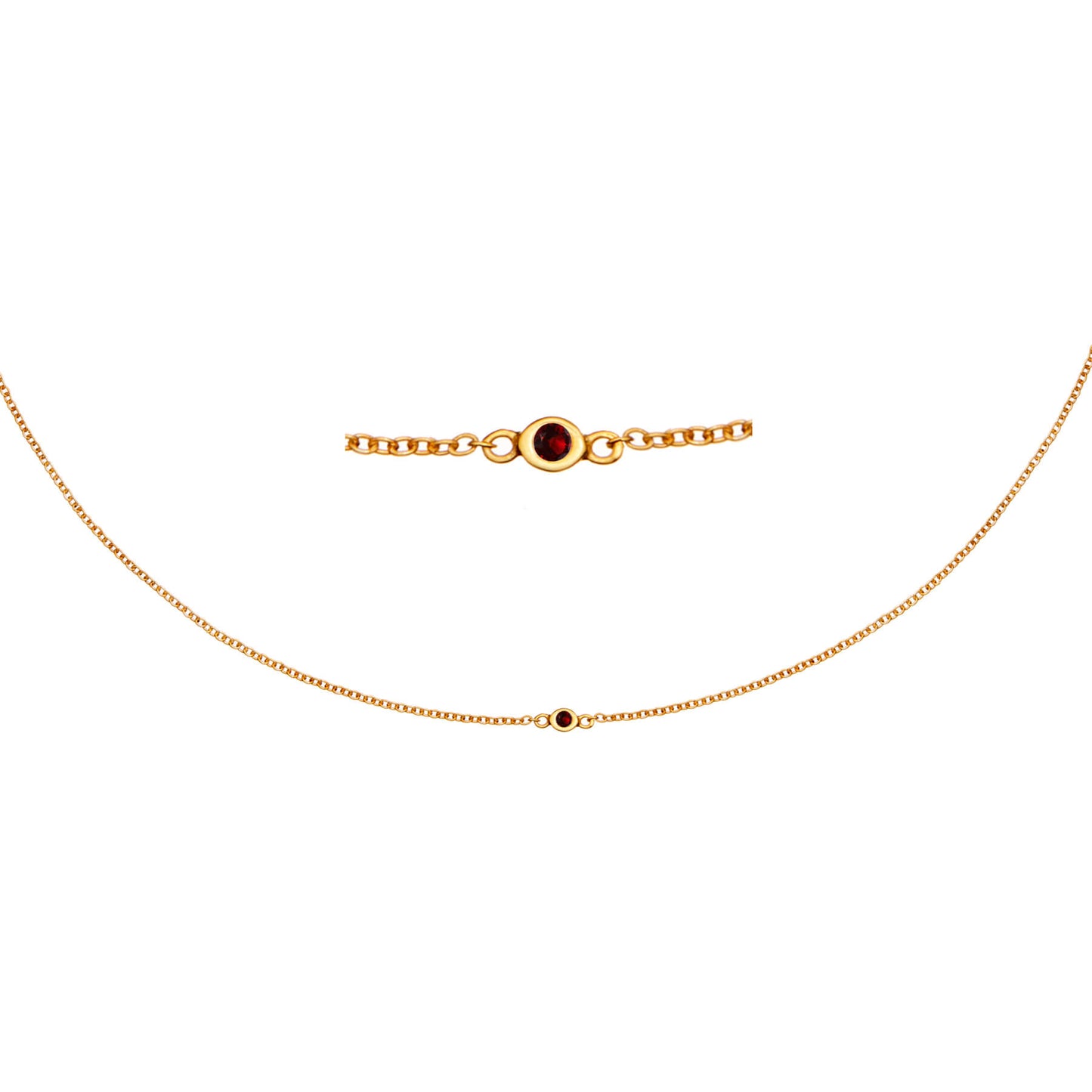 Zia Midnight Gold Necklace