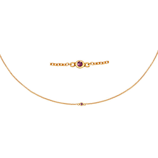 Zia Midnight Gold Necklace