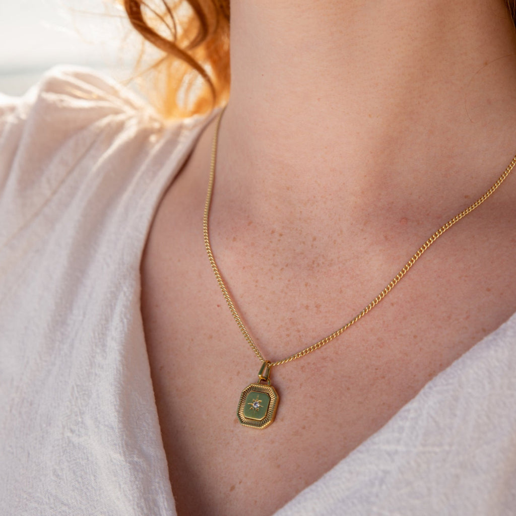 Octagon Vintage Necklace