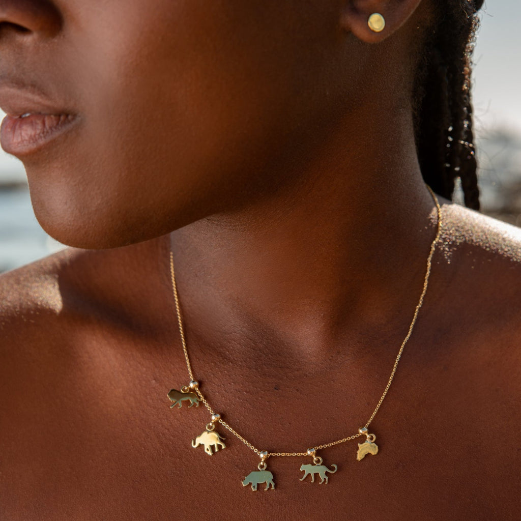 Lion 9ct Gold Charm